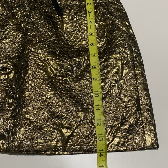 Zadig & Voltaire Mini Gold Skirt - Picture 9 of 13